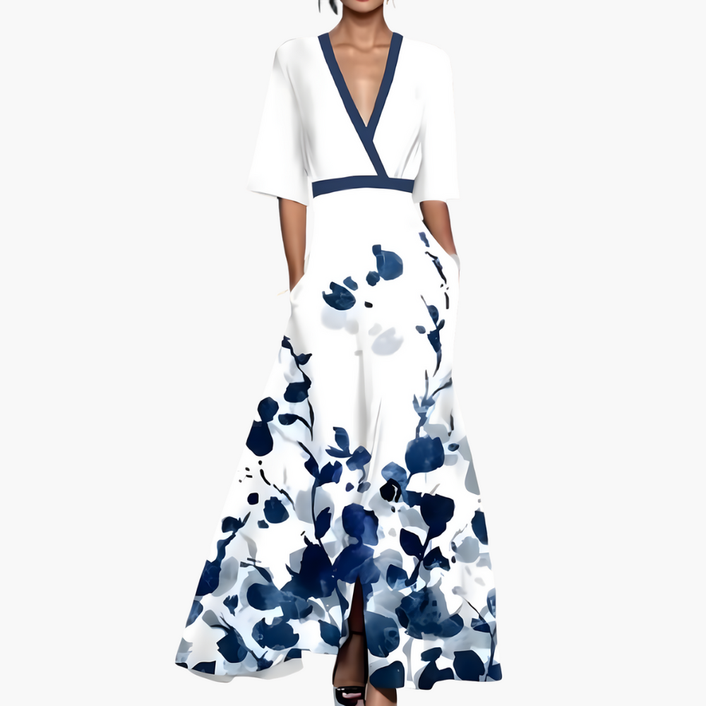 Adriana | Elegantes Blumen Kleid