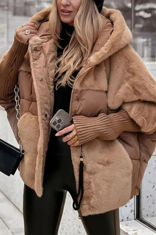 Emma | Damen-Thermojacke mit Kapuze für den Winter