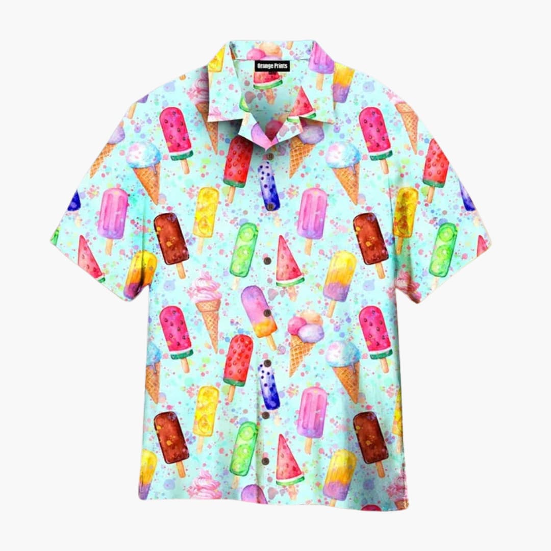 Aloha™ | Sommerhemd mit Eis-Druck