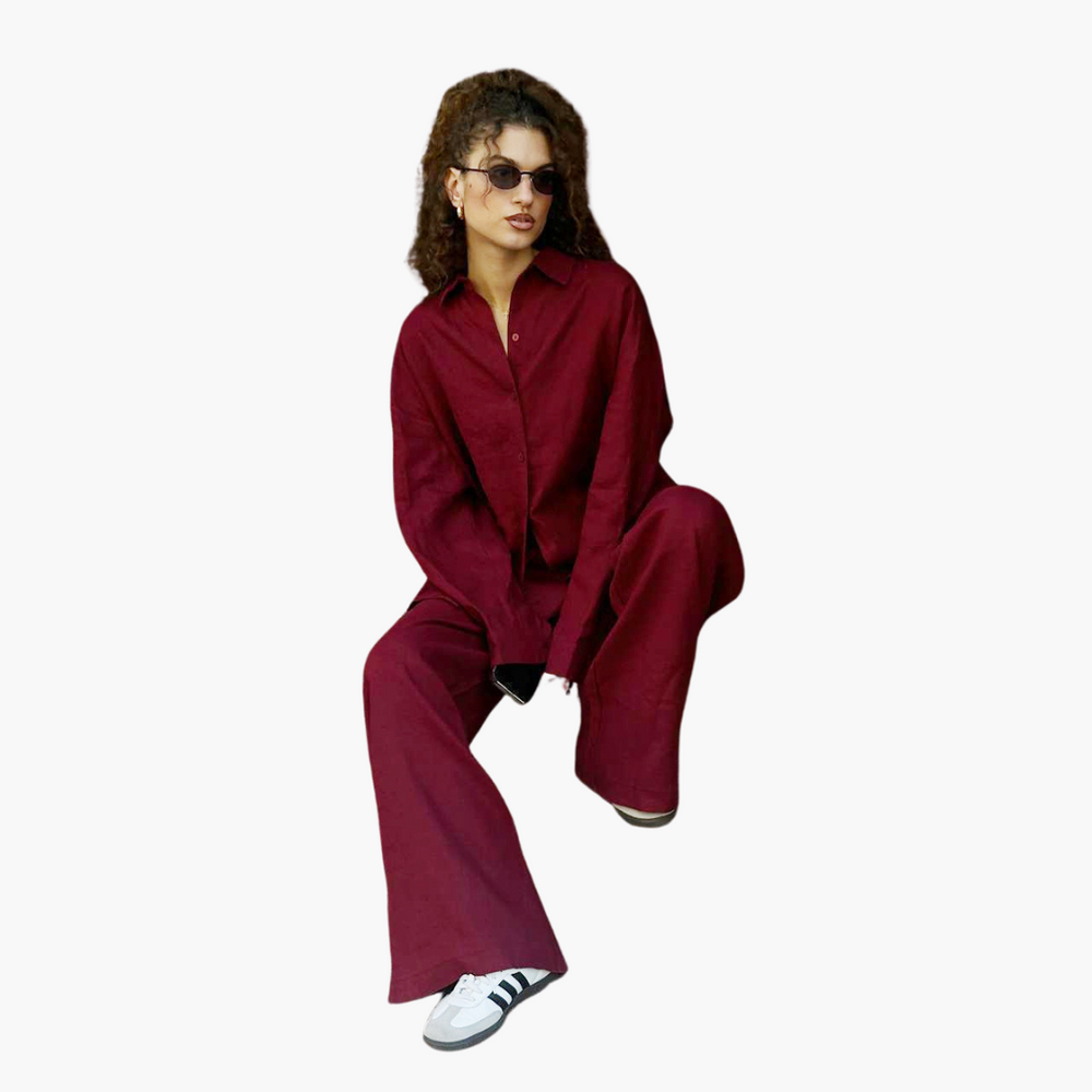 Nora | 2-teiliges Set aus Hemd und Hose