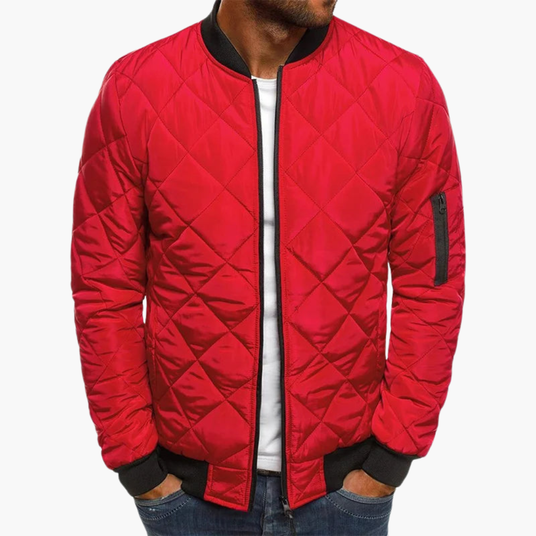 Florian | Bomberjacke mit Rautenmuster