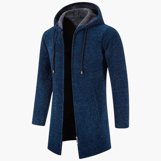 Malte | Herrenjacke Mit Kapuze Und Wattiertem Fleece