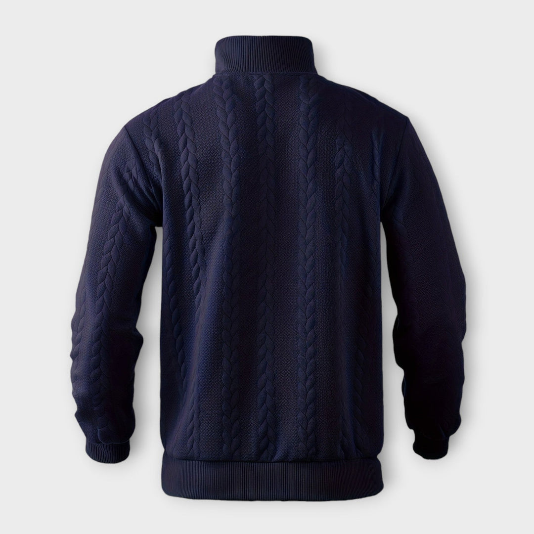 Rafael - eleganter Vintage Half-Zip Pullover