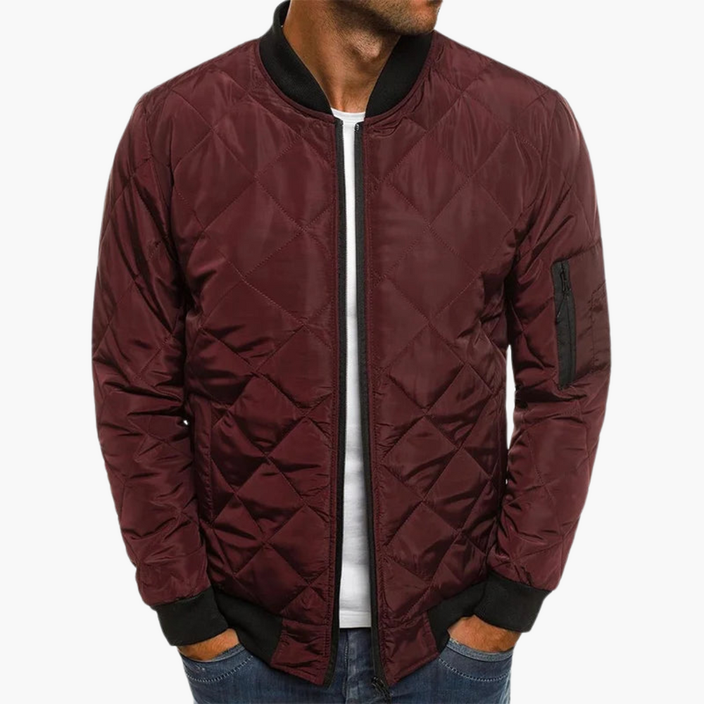 Florian | Bomberjacke mit Rautenmuster