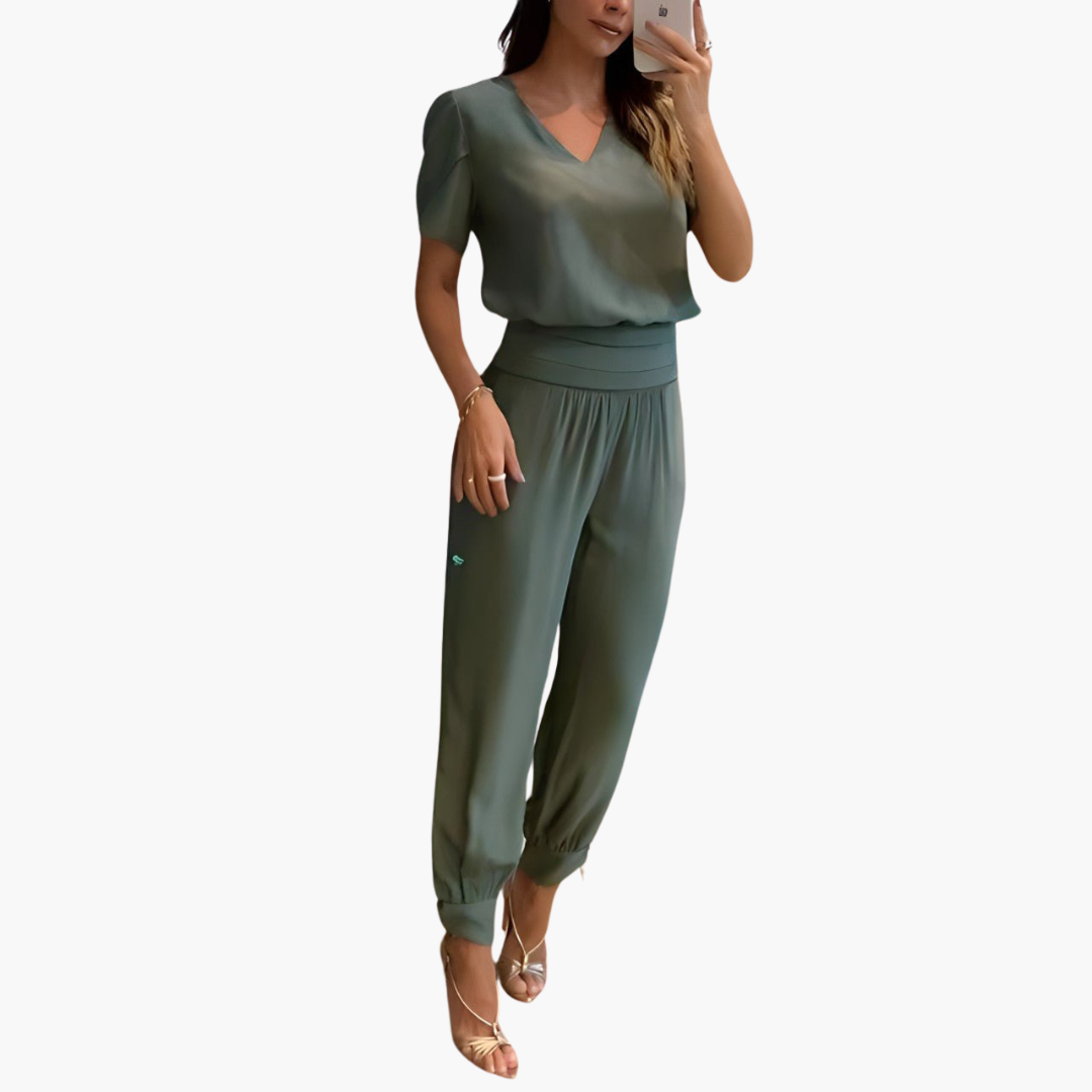 Henriette | Trendiges Set mit Bluse und Hose
