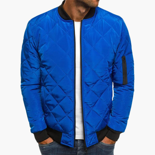 Florian | Bomberjacke mit Rautenmuster