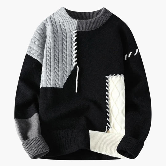 Sander™ | Patchwork-Pullover