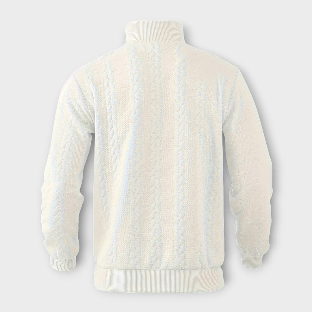 Rafael - eleganter Vintage Half-Zip Pullover