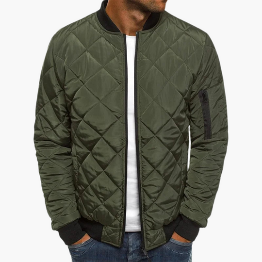 Florian | Bomberjacke mit Rautenmuster