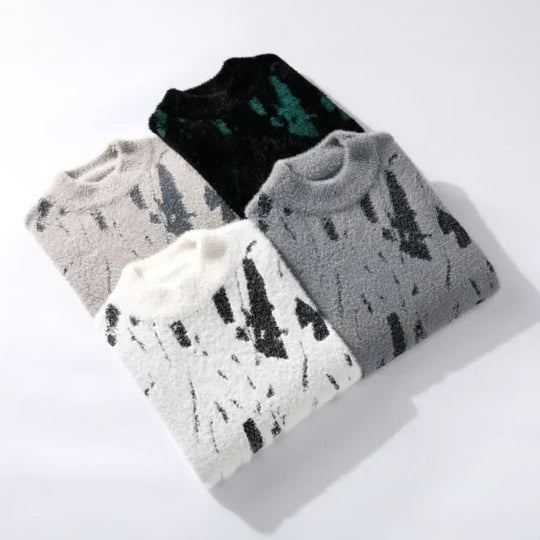 Vince | Abstract Print Pullover