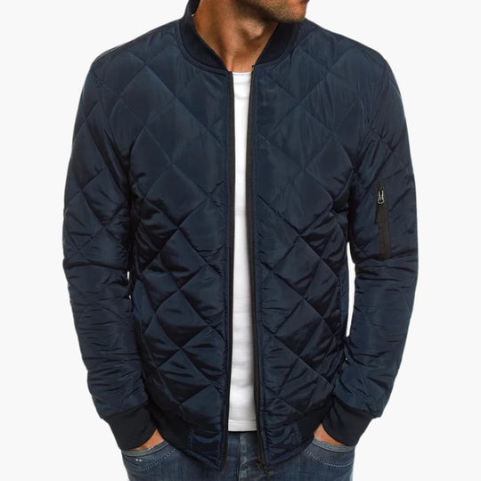 Florian | Bomberjacke mit Rautenmuster