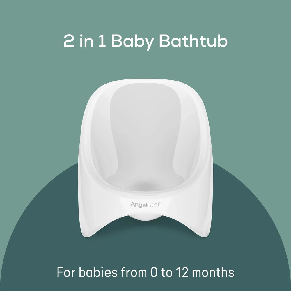 Angelcare 2-in-1 Baby Bathtub – Newborn to 12 Months
