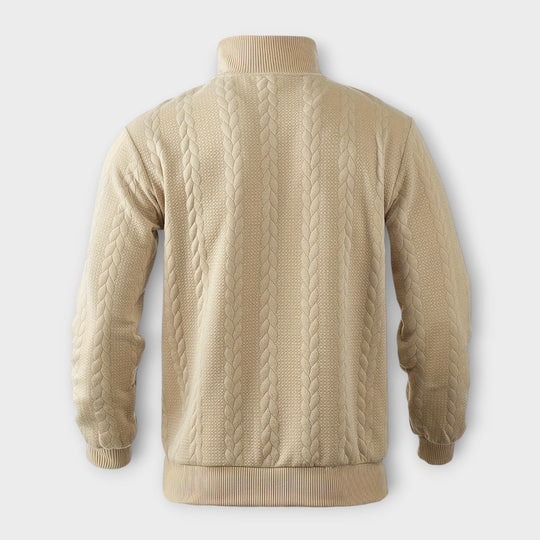 Rafael - eleganter Vintage Half-Zip Pullover