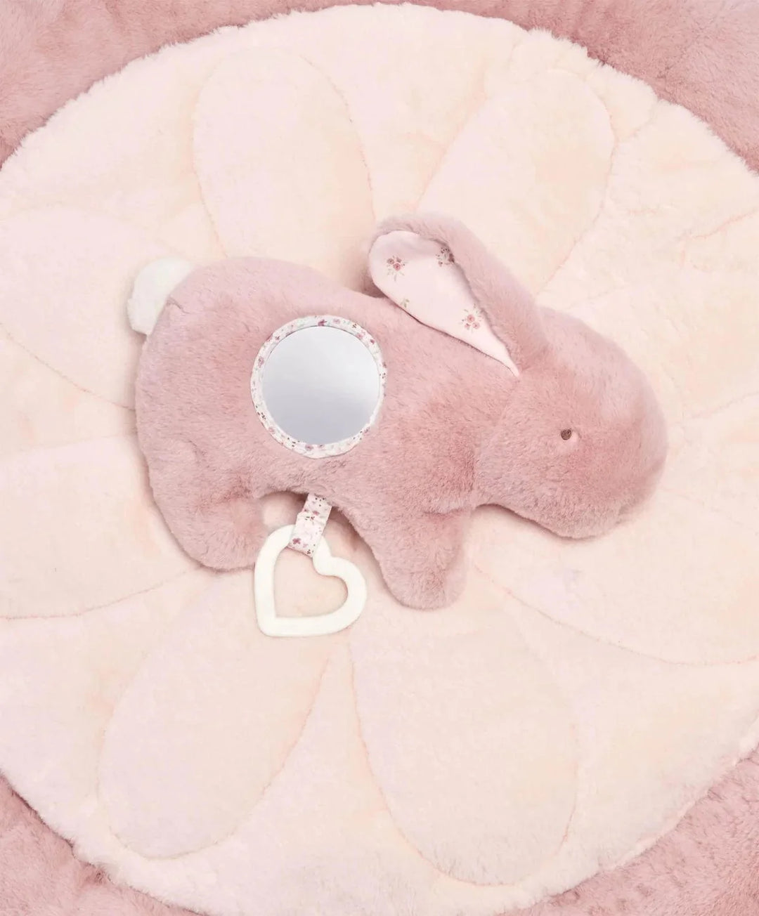 Baby Playmat – Bunny Pink, with Toys & Tummy Time