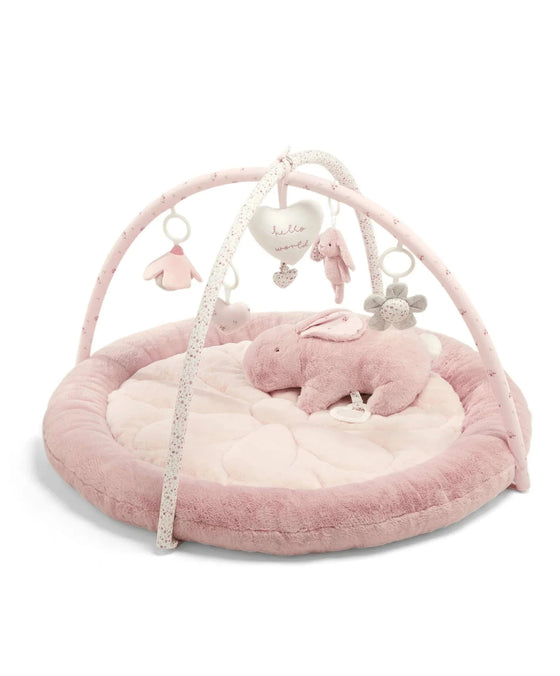 Baby Playmat – Bunny Pink, with Toys & Tummy Time