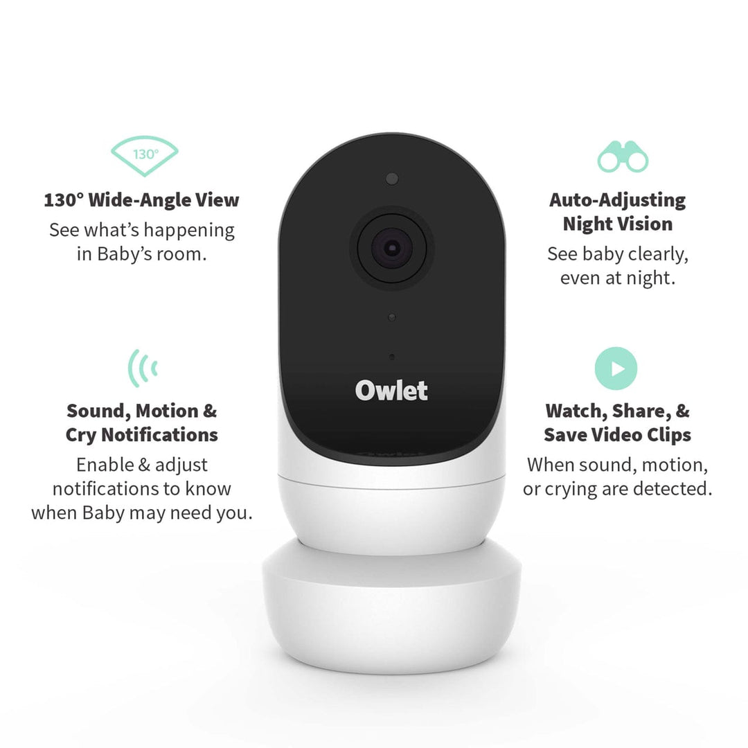 Owlet Cam 2 Baby Monitor – 1080p HD, Night Vision, White