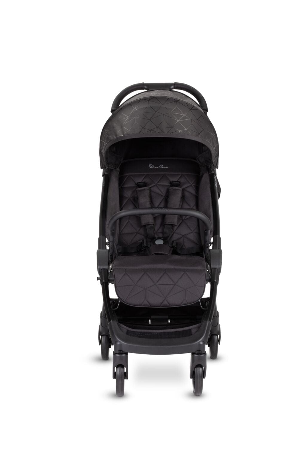 Silver Cross Clic Stroller – Black, Lightweight with Raincover