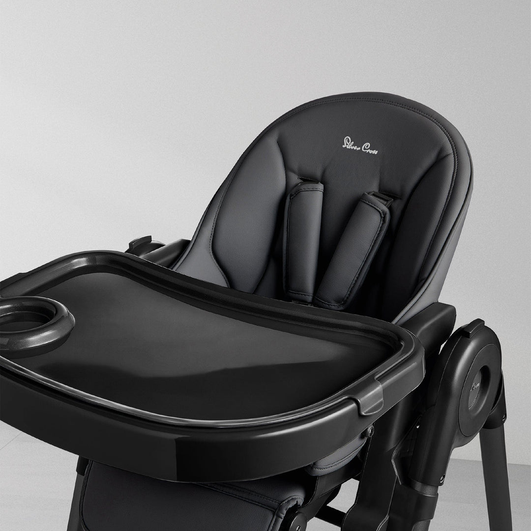 Silver Cross Gourmet Highchair – Black, Reclining & Adjustable