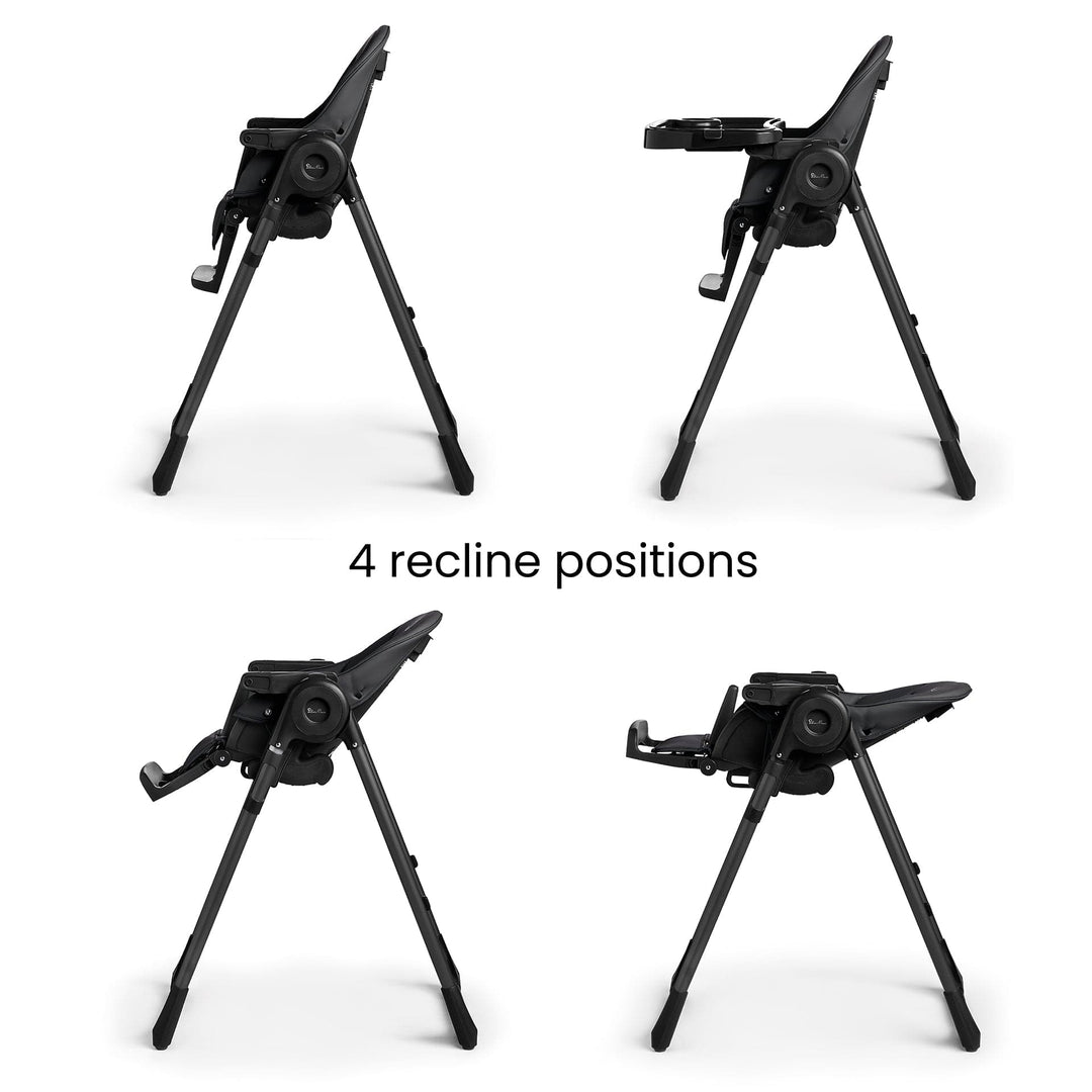 Silver Cross Gourmet Highchair – Black, Reclining & Adjustable